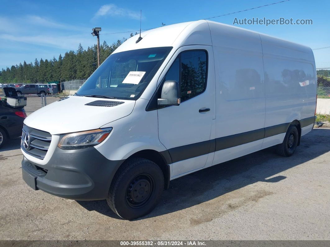 2019 Mercedes-benz Sprinter 2500 High Roof V6 White vin: WD3PF1CD8KP115841