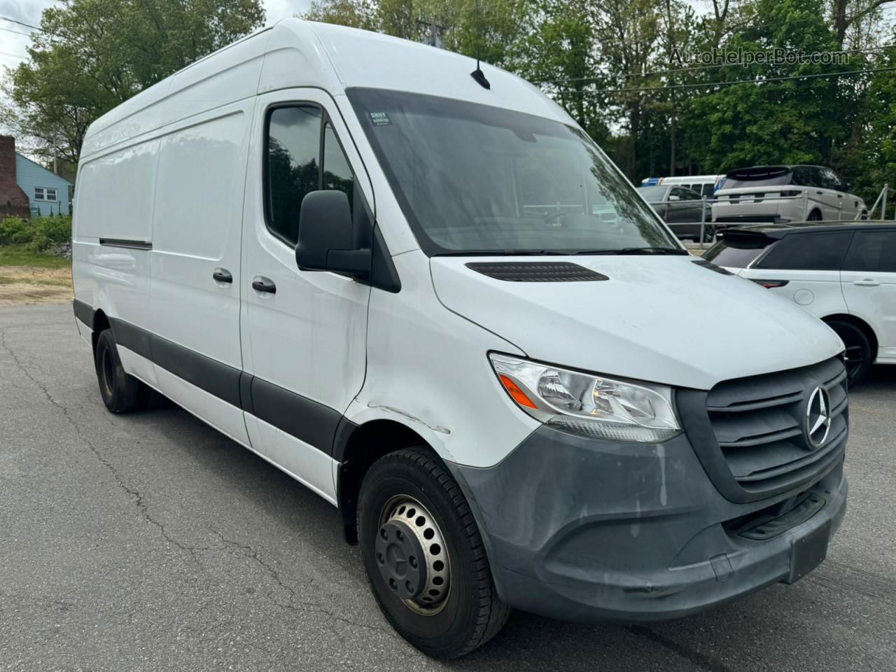 2019 Mercedes-benz Sprinter 2500/3500 White vin: WD3PF1CD8KT005122