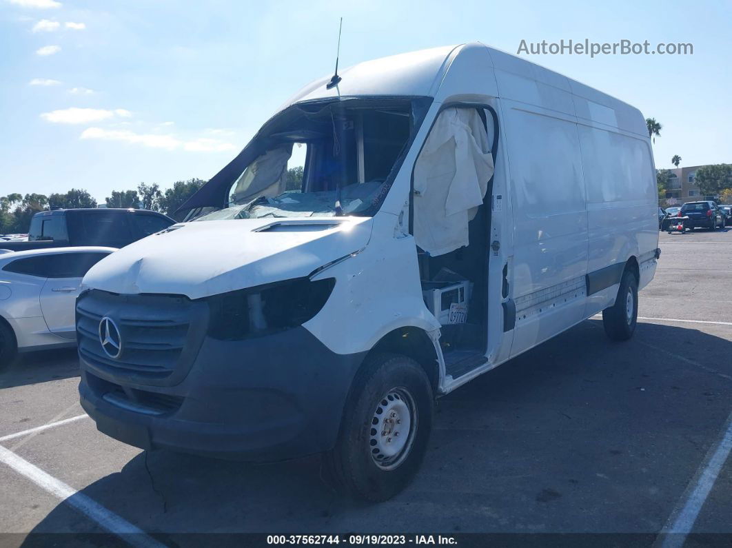 2019 Mercedes-benz Sprinter 2500 High Roof V6 White vin: WD3PF1CDXKP149361