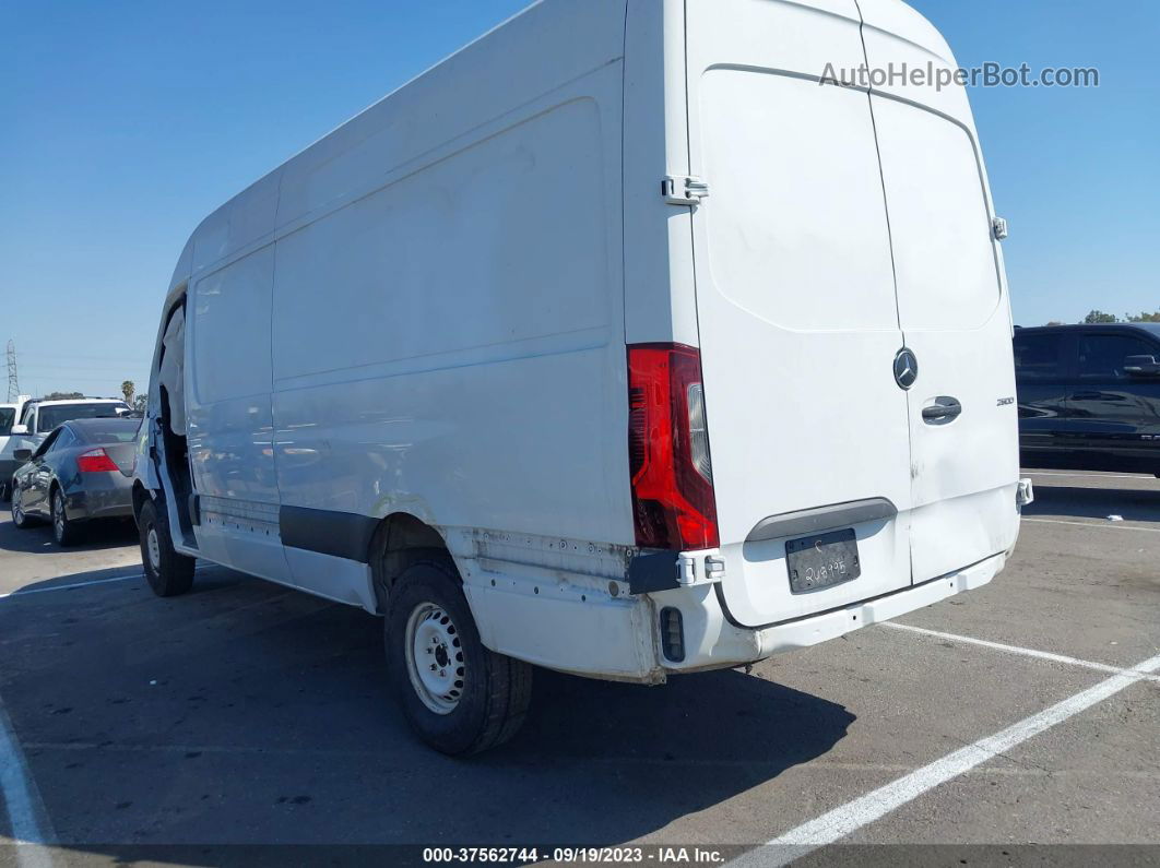 2019 Mercedes-benz Sprinter 2500 High Roof V6 White vin: WD3PF1CDXKP149361