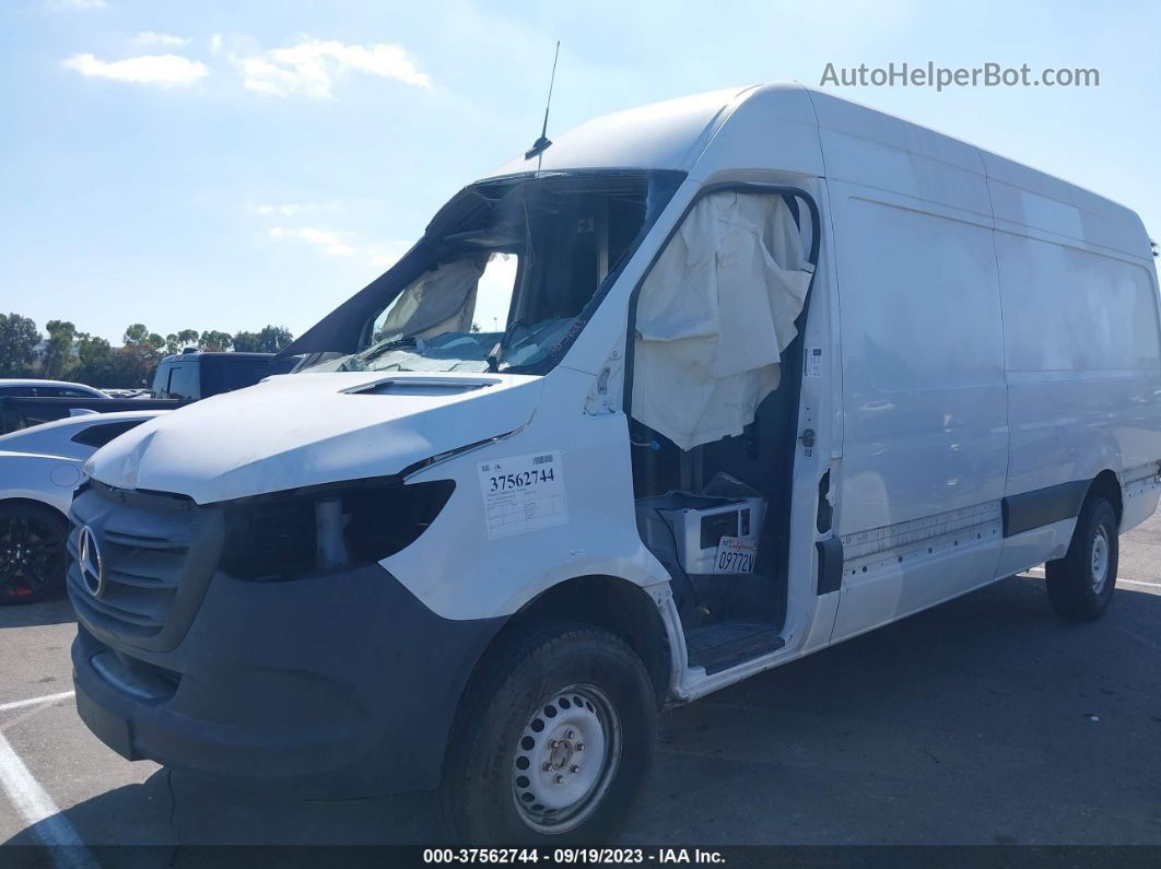 2019 Mercedes-benz Sprinter 2500 High Roof V6 White vin: WD3PF1CDXKP149361