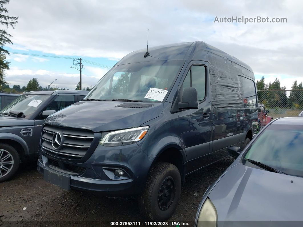 2019 Mercedes-benz Sprinter 2500 High Roof V6/standard Roof V6 Blue vin: WD4FF0CD3KP181084