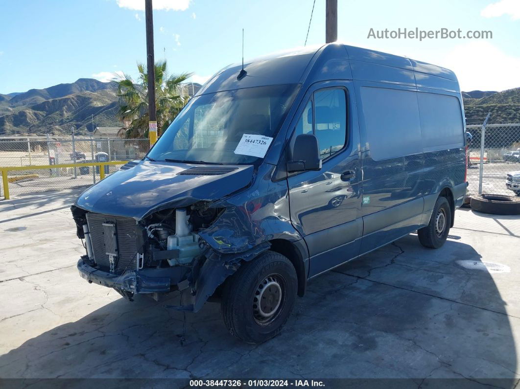 2019 Mercedes-benz Sprinter 2500 High Roof V6/standard Roof V6 Blue vin: WD4PF0CD0KP087734