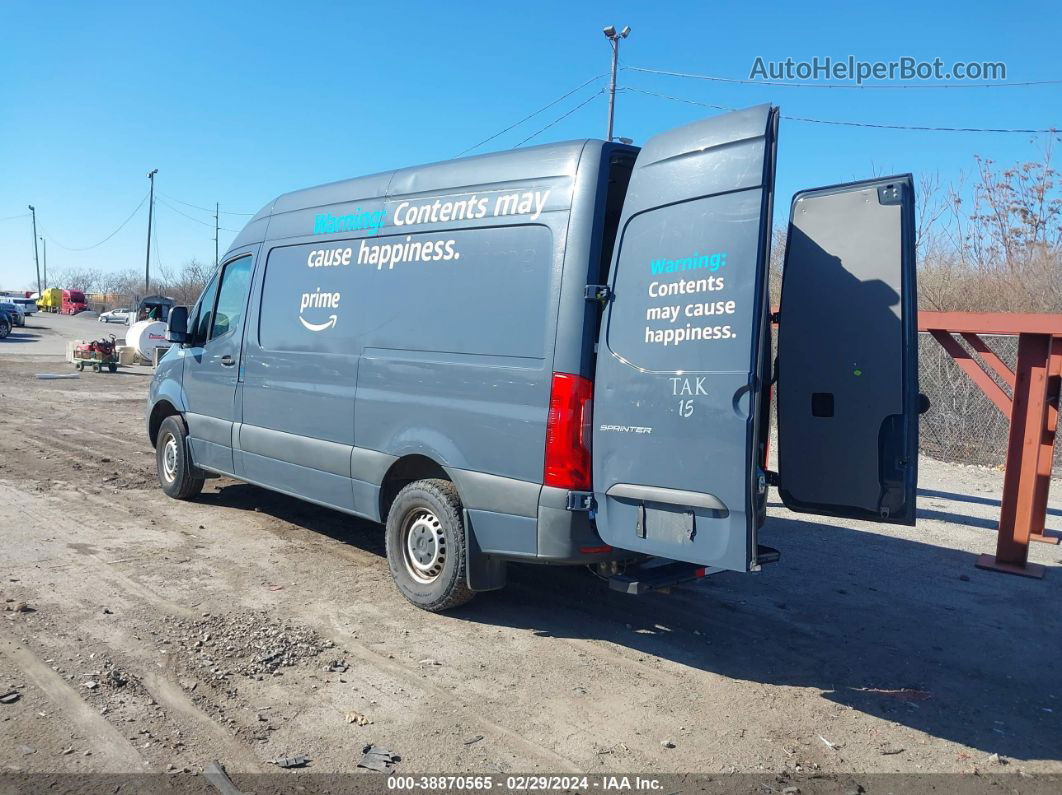 2019 Mercedes-benz Sprinter 2500 High Roof V6/standard Roof V6 Blue vin: WD4PF0CD1KP087743