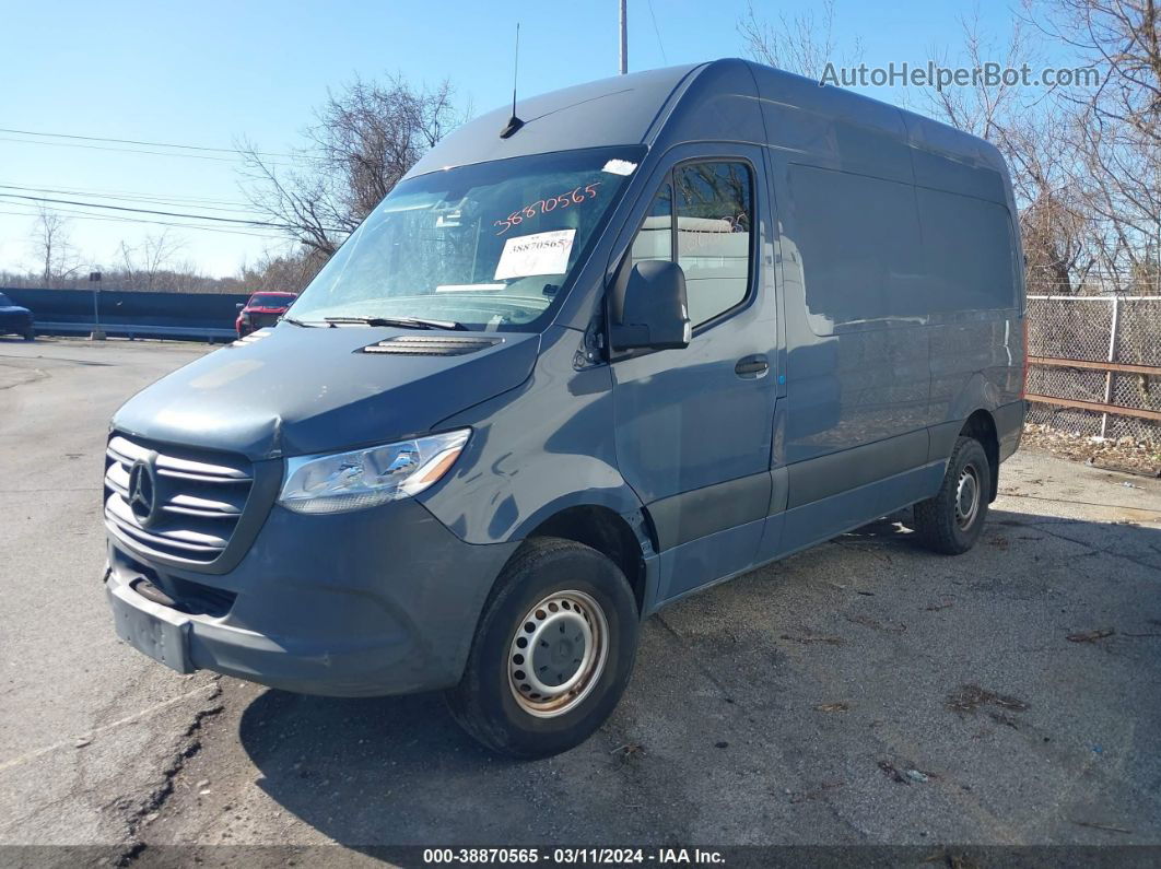 2019 Mercedes-benz Sprinter 2500 High Roof V6/standard Roof V6 Blue vin: WD4PF0CD1KP087743