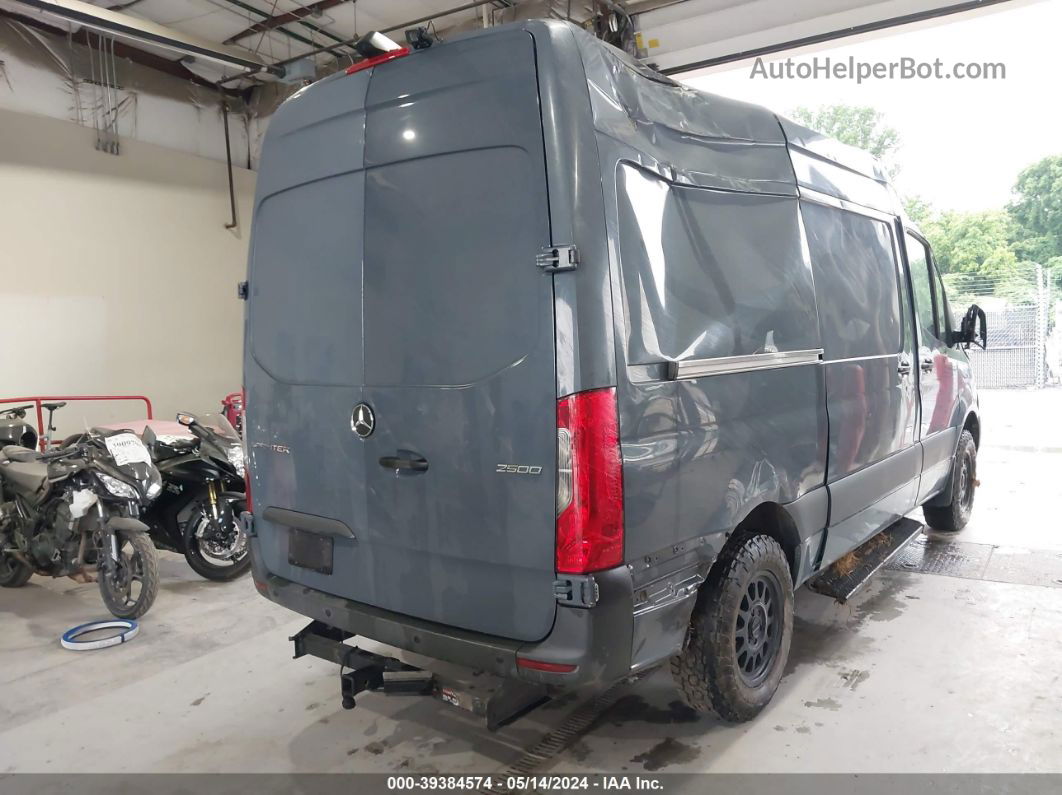 2019 Mercedes-benz Sprinter 2500 High Roof V6/standard Roof V6 Dark Blue vin: WD4PF0CD2KP040656