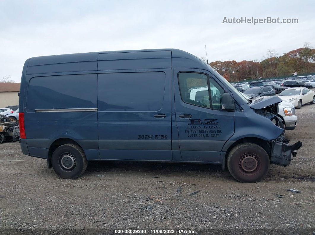 2019 Mercedes-benz Sprinter 2500 High Roof V6 Синий vin: WD4PF0CD2KP093521