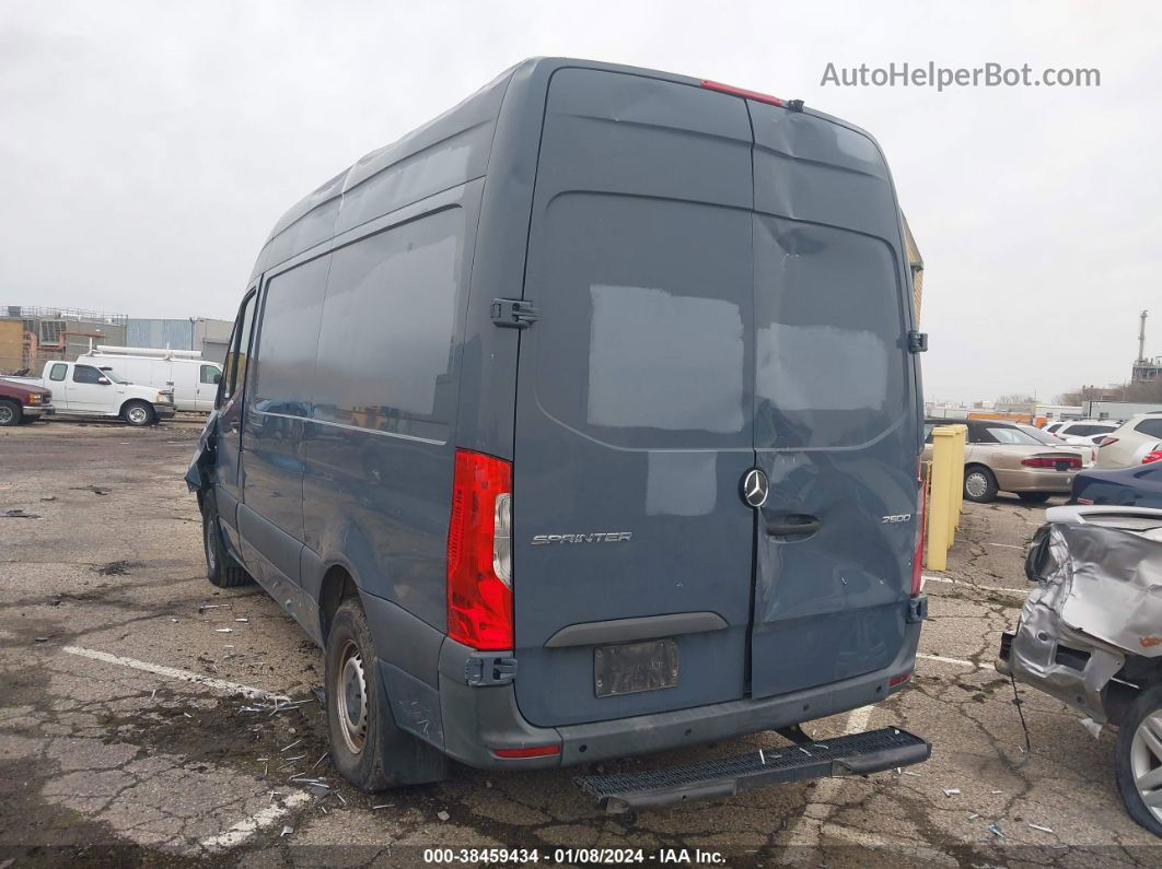 2019 Mercedes-benz Sprinter 2500 High Roof V6/standard Roof V6 Синий vin: WD4PF0CD2KP099268