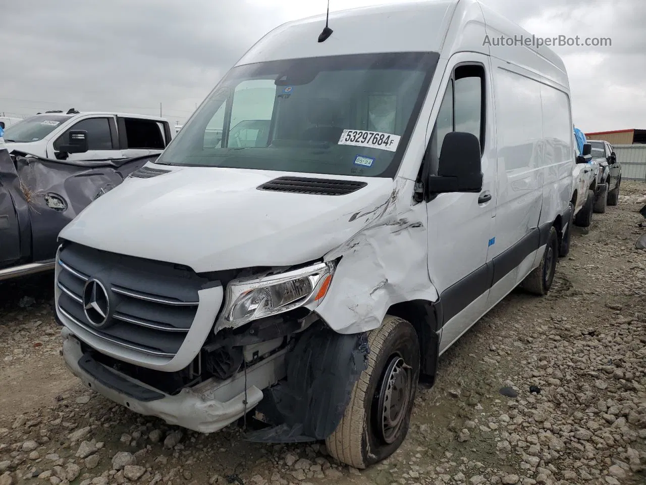 2019 Mercedes-benz Sprinter 2500/3500 White vin: WD4PF0CD3KT000531