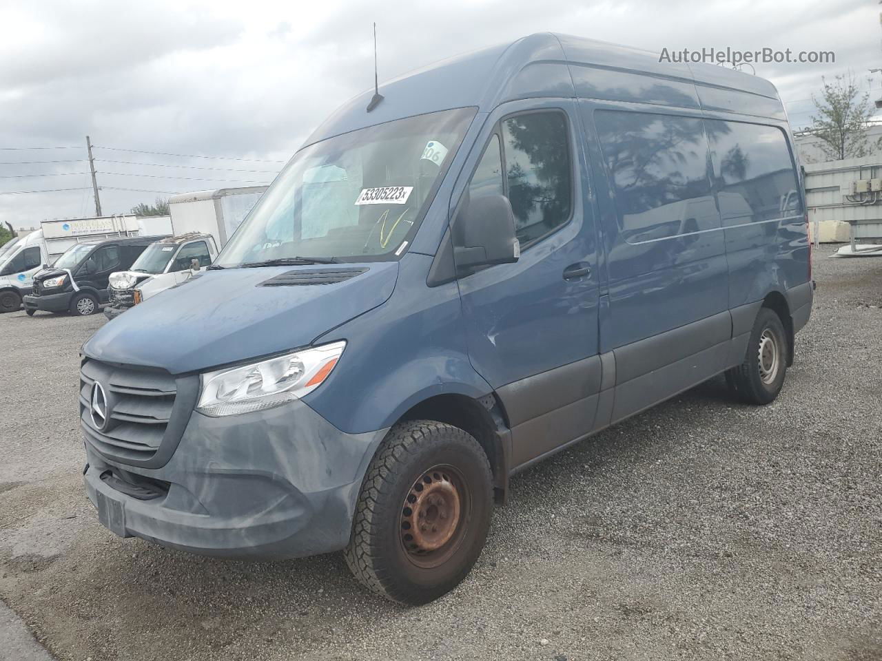 2019 Mercedes-benz Sprinter 2500/3500 Gray vin: WD4PF0CD3KT004644