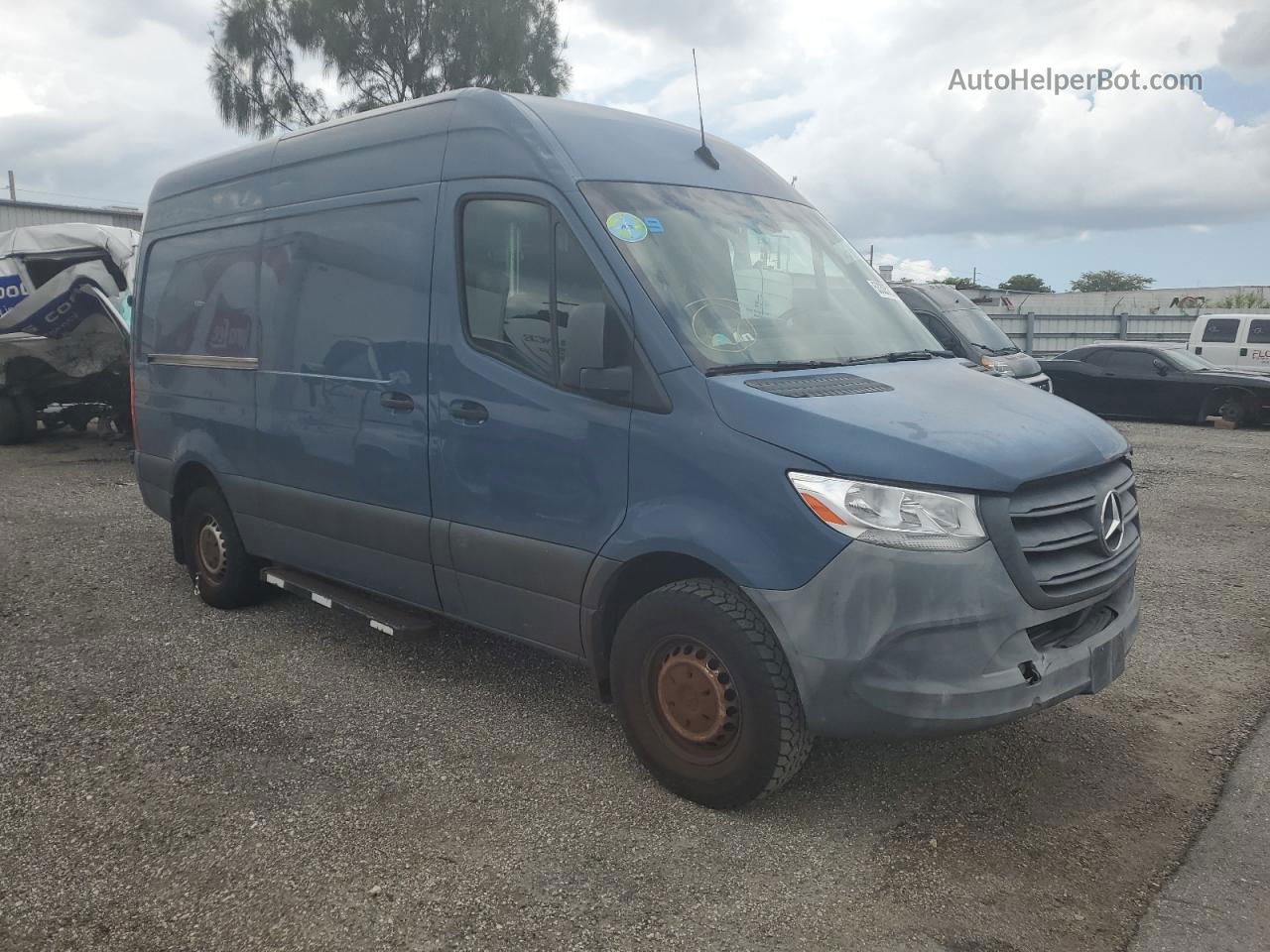 2019 Mercedes-benz Sprinter 2500/3500 Gray vin: WD4PF0CD3KT004644