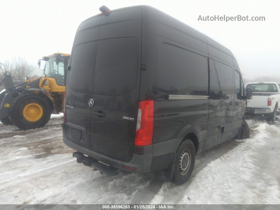 2019 Mercedes-benz Sprinter 2500 High Roof V6/standard Roof V6 Black vin: WD4PF0CD4KP054476