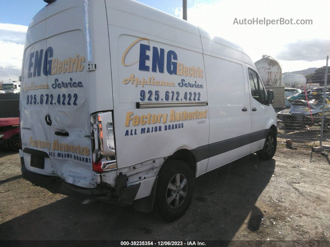 2019 Mercedes-benz Sprinter 2500 Standard Roof V6/high Roof V6 White vin: WD4PF0CD4KP076140