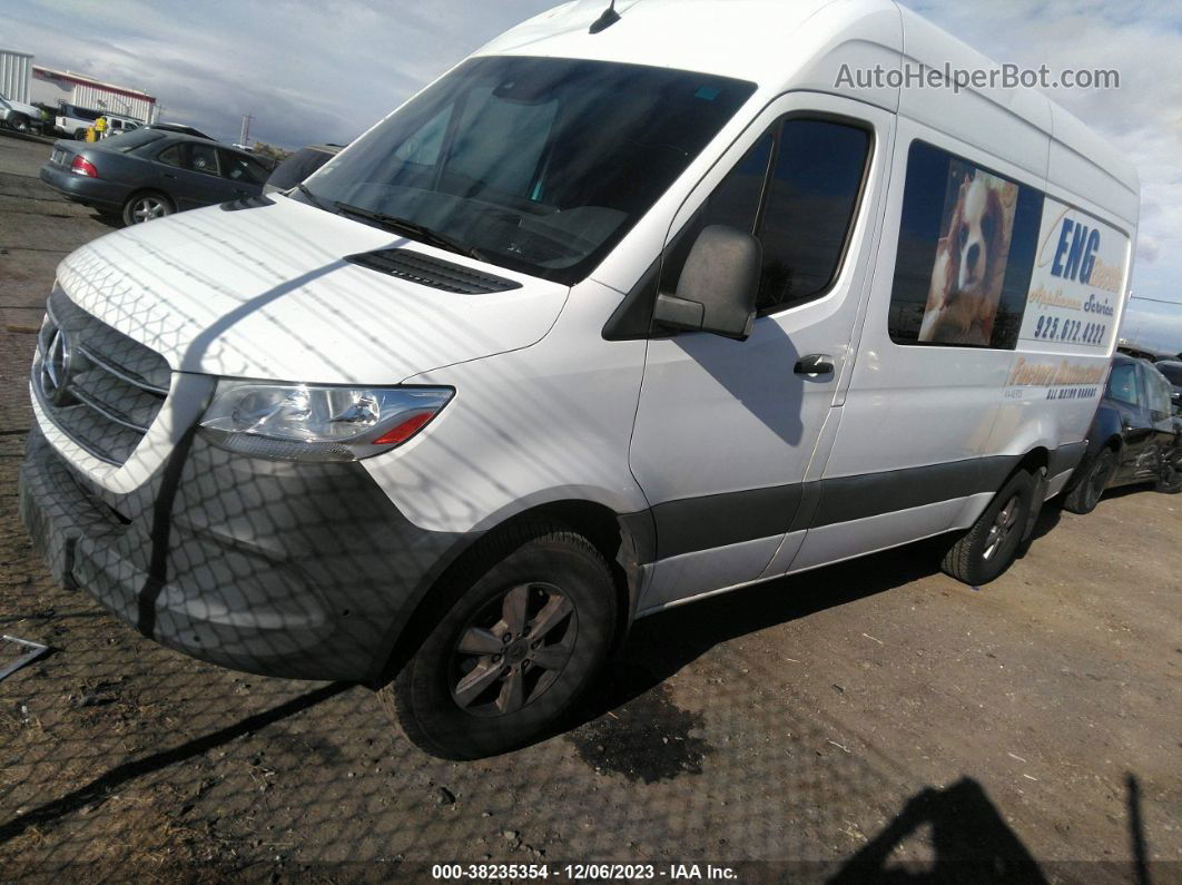 2019 Mercedes-benz Sprinter 2500 Standard Roof V6/high Roof V6 White vin: WD4PF0CD4KP076140