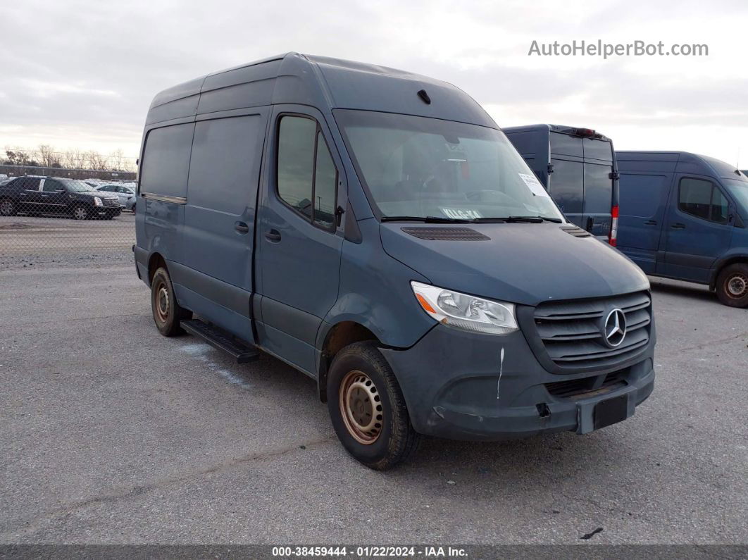 2019 Mercedes-benz Sprinter 2500 High Roof V6/standard Roof V6 Blue vin: WD4PF0CD8KP045828