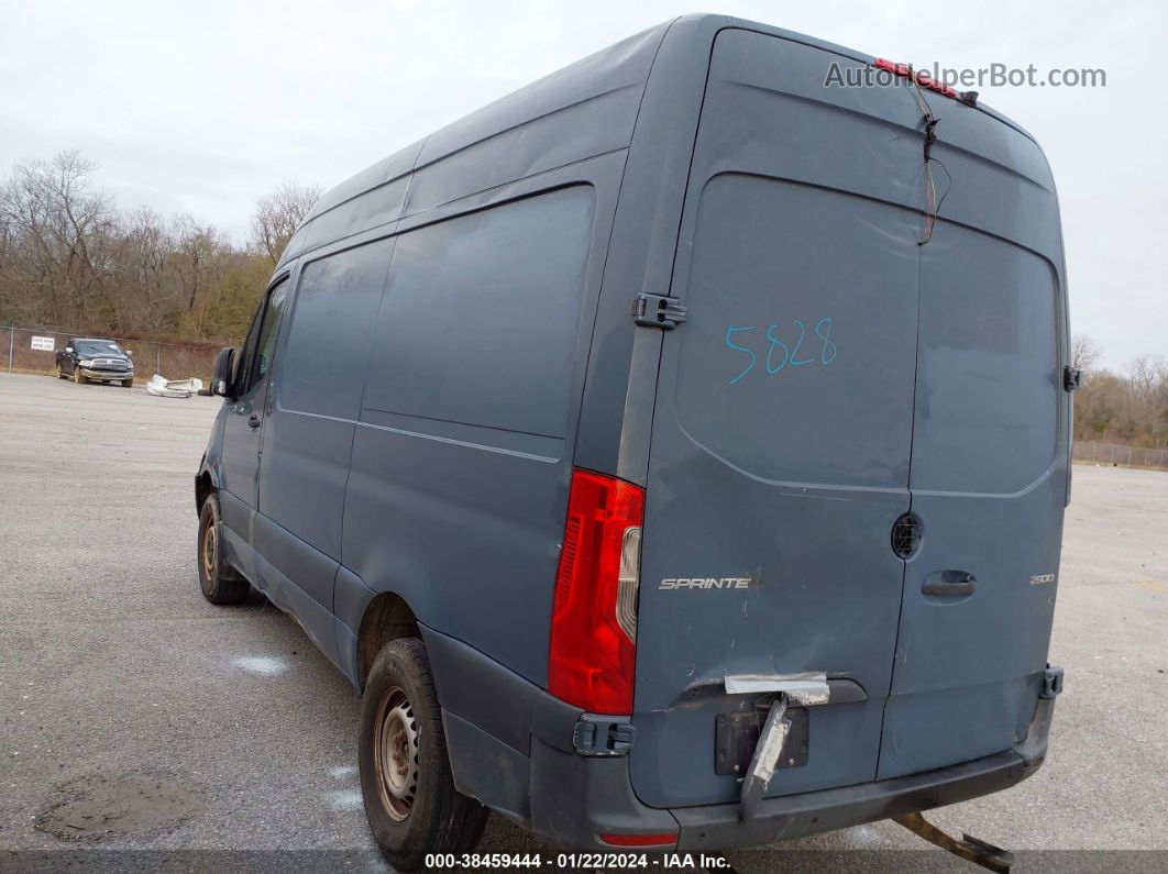 2019 Mercedes-benz Sprinter 2500 High Roof V6/standard Roof V6 Blue vin: WD4PF0CD8KP045828