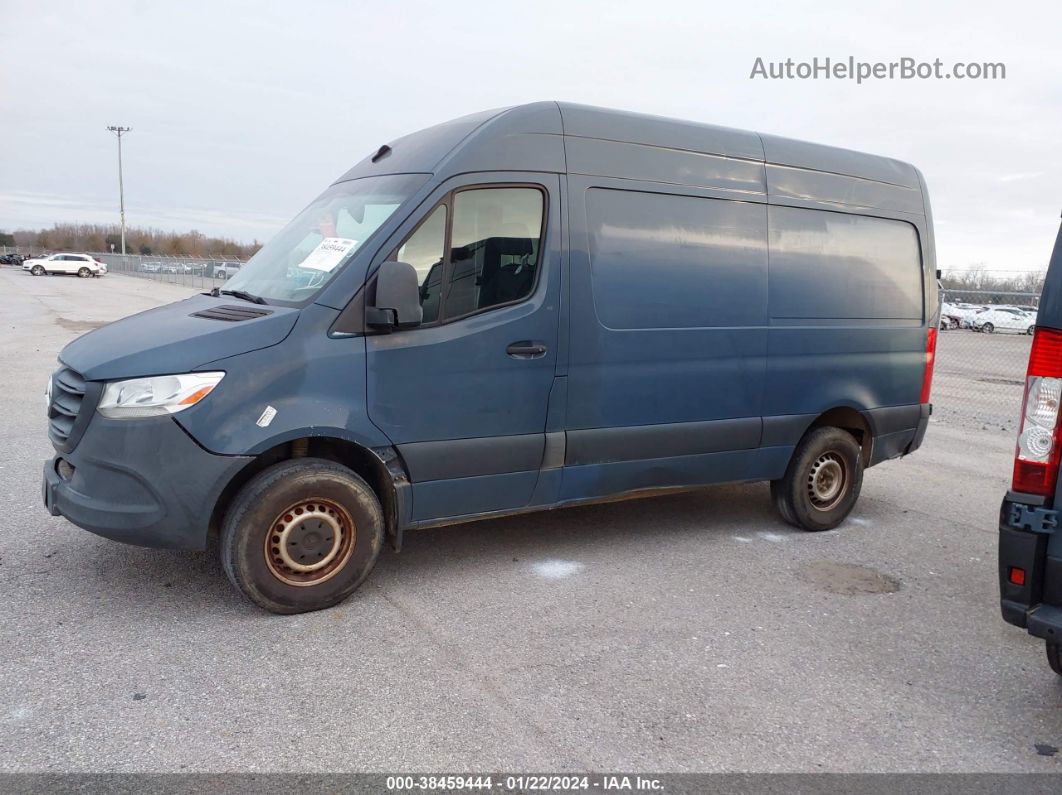 2019 Mercedes-benz Sprinter 2500 High Roof V6/standard Roof V6 Blue vin: WD4PF0CD8KP045828