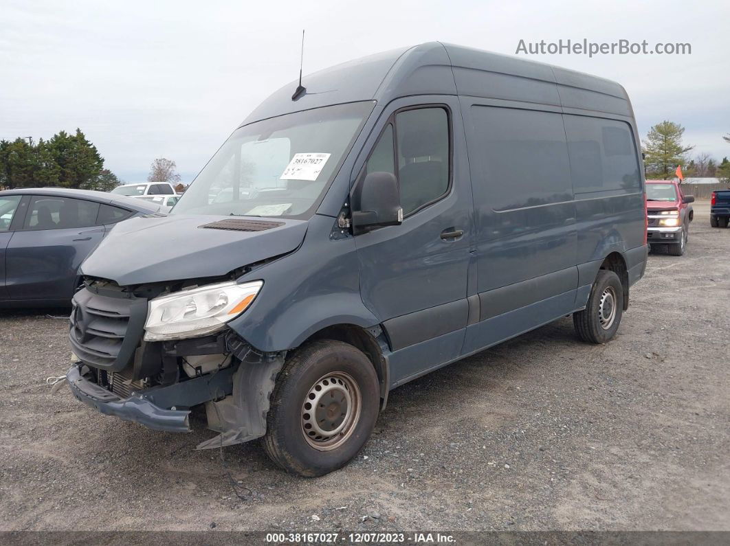 2019 Mercedes-benz Sprinter 2500 Standard Roof V6/high Roof V6 Blue vin: WD4PF0CD8KP082491