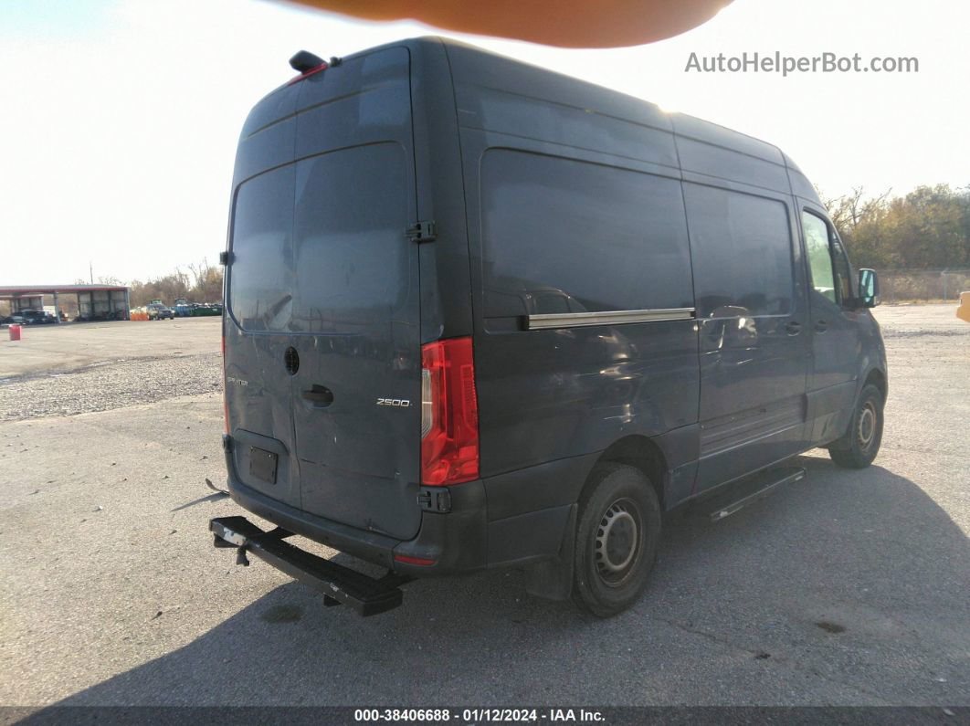 2019 Mercedes-benz Sprinter 2500 High Roof V6/standard Roof V6 Blue vin: WD4PF0CD8KP105283