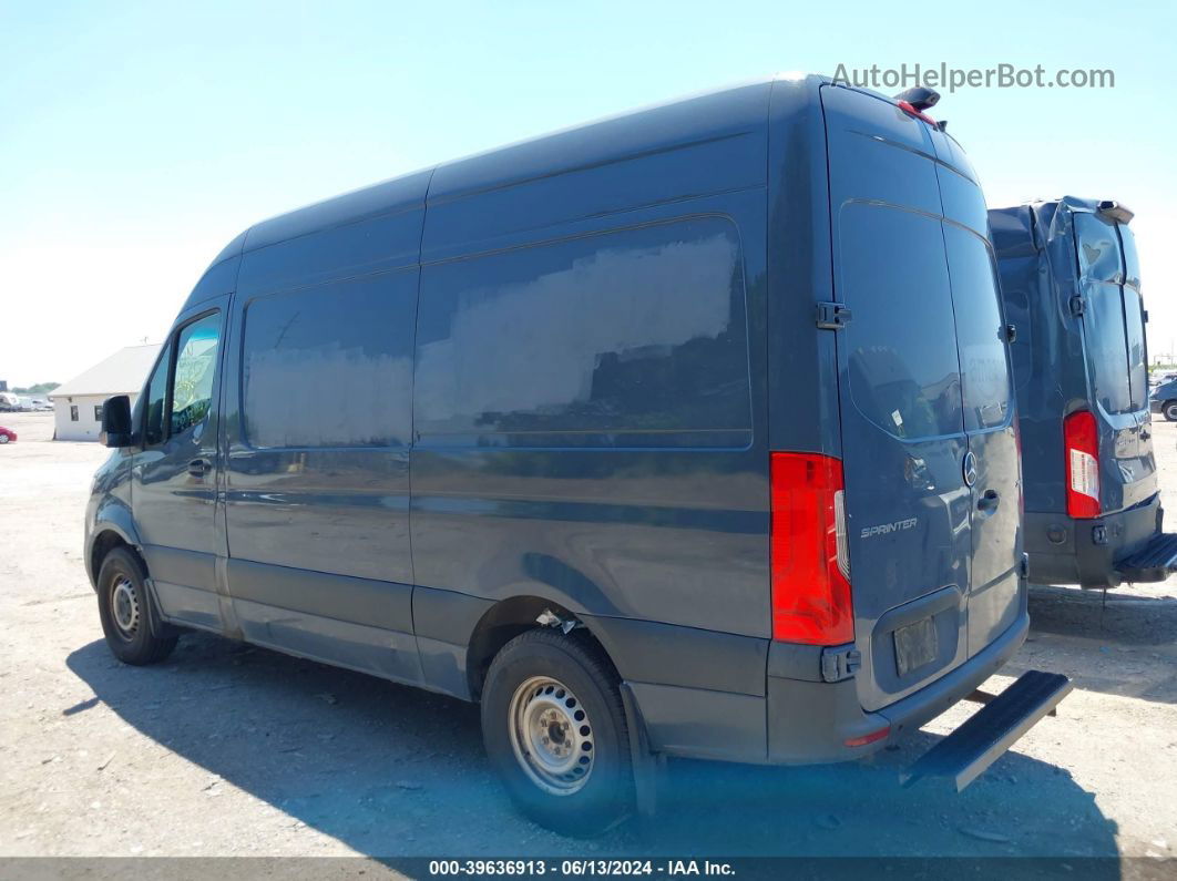 2019 Mercedes-benz Sprinter 2500 High Roof V6/standard Roof V6 Blue vin: WD4PF0CD8KT004414