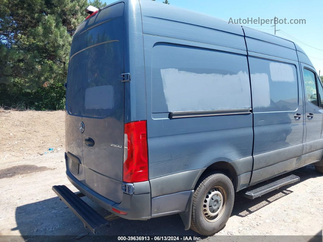 2019 Mercedes-benz Sprinter 2500 High Roof V6/standard Roof V6 Blue vin: WD4PF0CD8KT004414