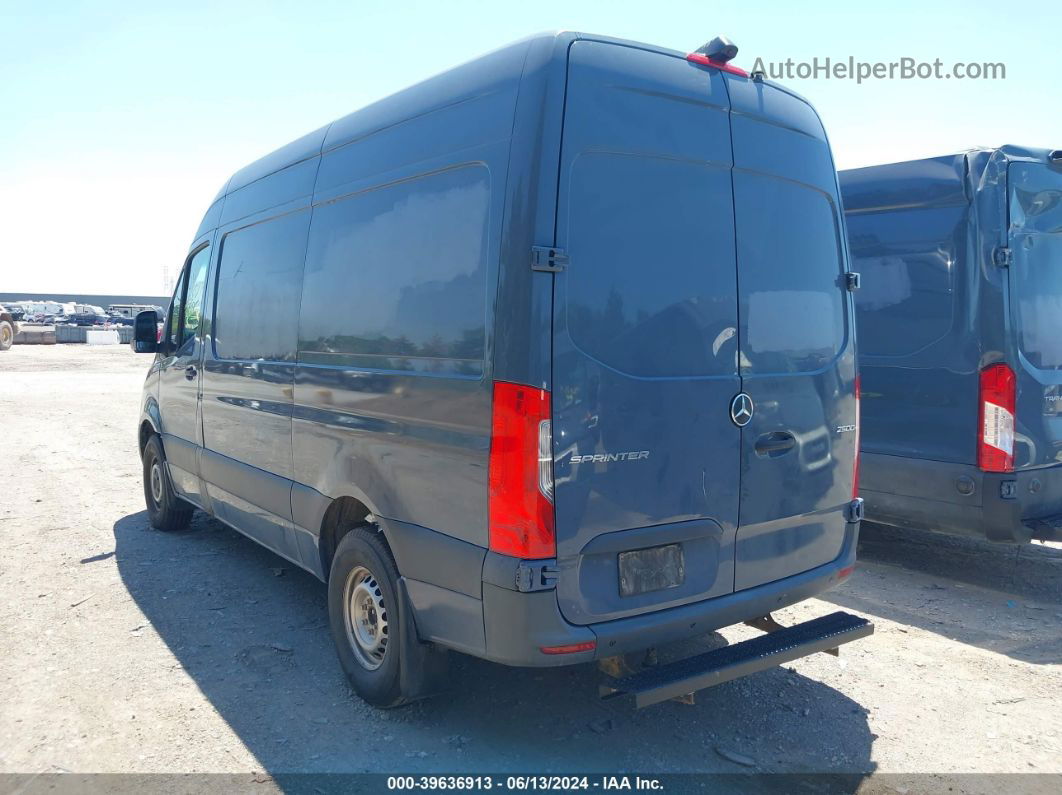 2019 Mercedes-benz Sprinter 2500 High Roof V6/standard Roof V6 Blue vin: WD4PF0CD8KT004414