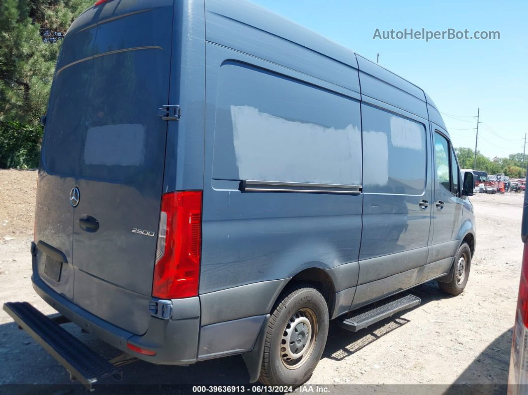 2019 Mercedes-benz Sprinter 2500 High Roof V6/standard Roof V6 Blue vin: WD4PF0CD8KT004414