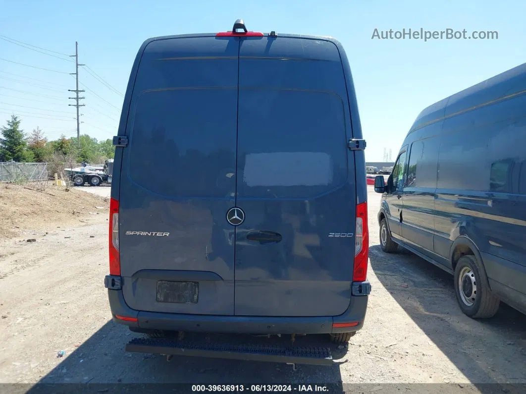 2019 Mercedes-benz Sprinter 2500 High Roof V6/standard Roof V6 Blue vin: WD4PF0CD8KT004414