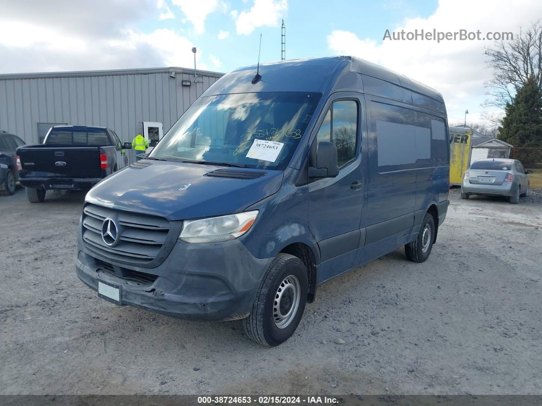 2019 Mercedes-benz Sprinter 2500 High Roof V6/standard Roof V6 Синий vin: WD4PF0CD8KT004879