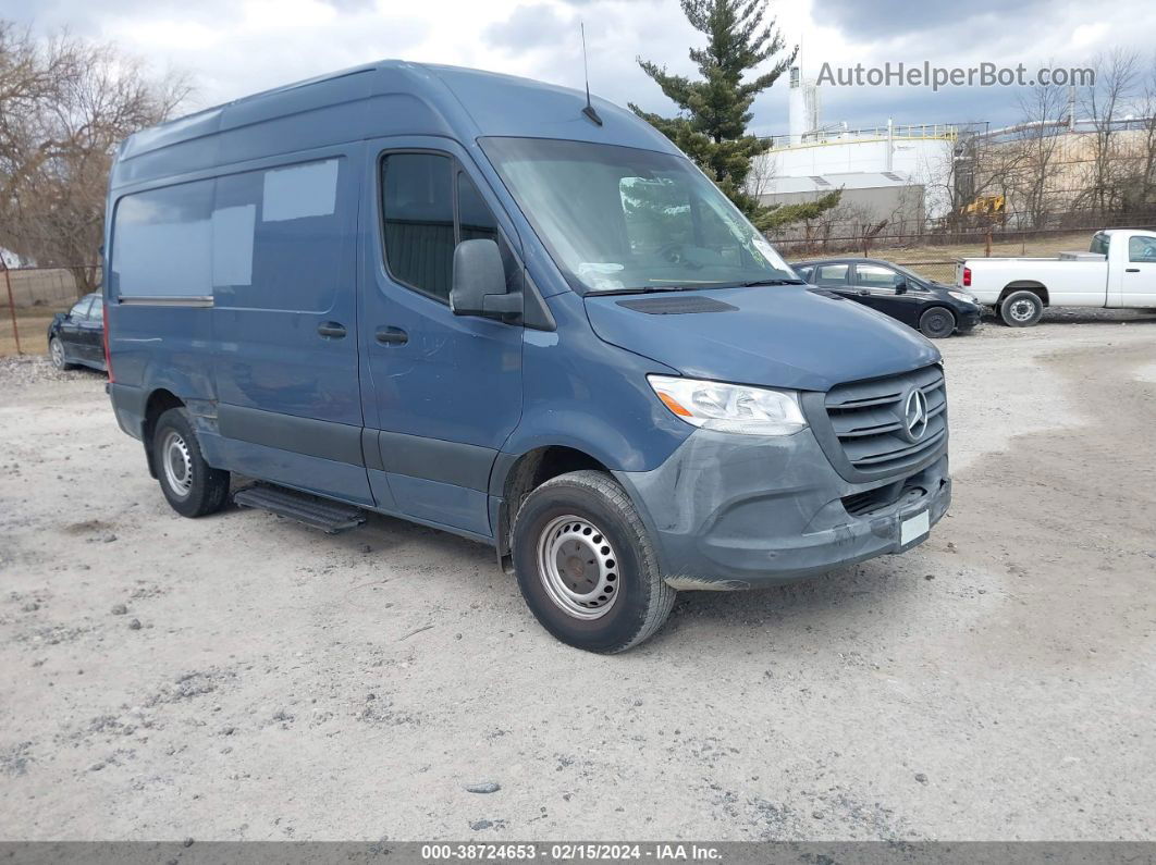 2019 Mercedes-benz Sprinter 2500 High Roof V6/standard Roof V6 Синий vin: WD4PF0CD8KT004879