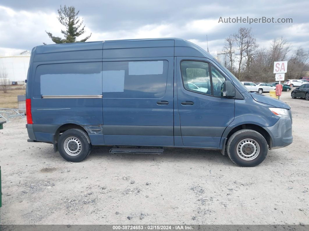 2019 Mercedes-benz Sprinter 2500 High Roof V6/standard Roof V6 Синий vin: WD4PF0CD8KT004879