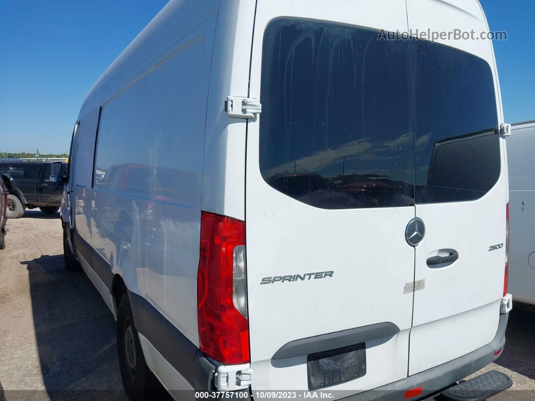 2019 Mercedes-benz Sprinter 2500 High Roof V6 White vin: WD4PF1CD0KT006258