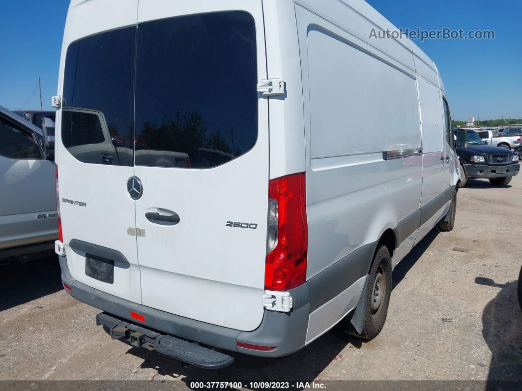 2019 Mercedes-benz Sprinter 2500 High Roof V6 White vin: WD4PF1CD0KT006258