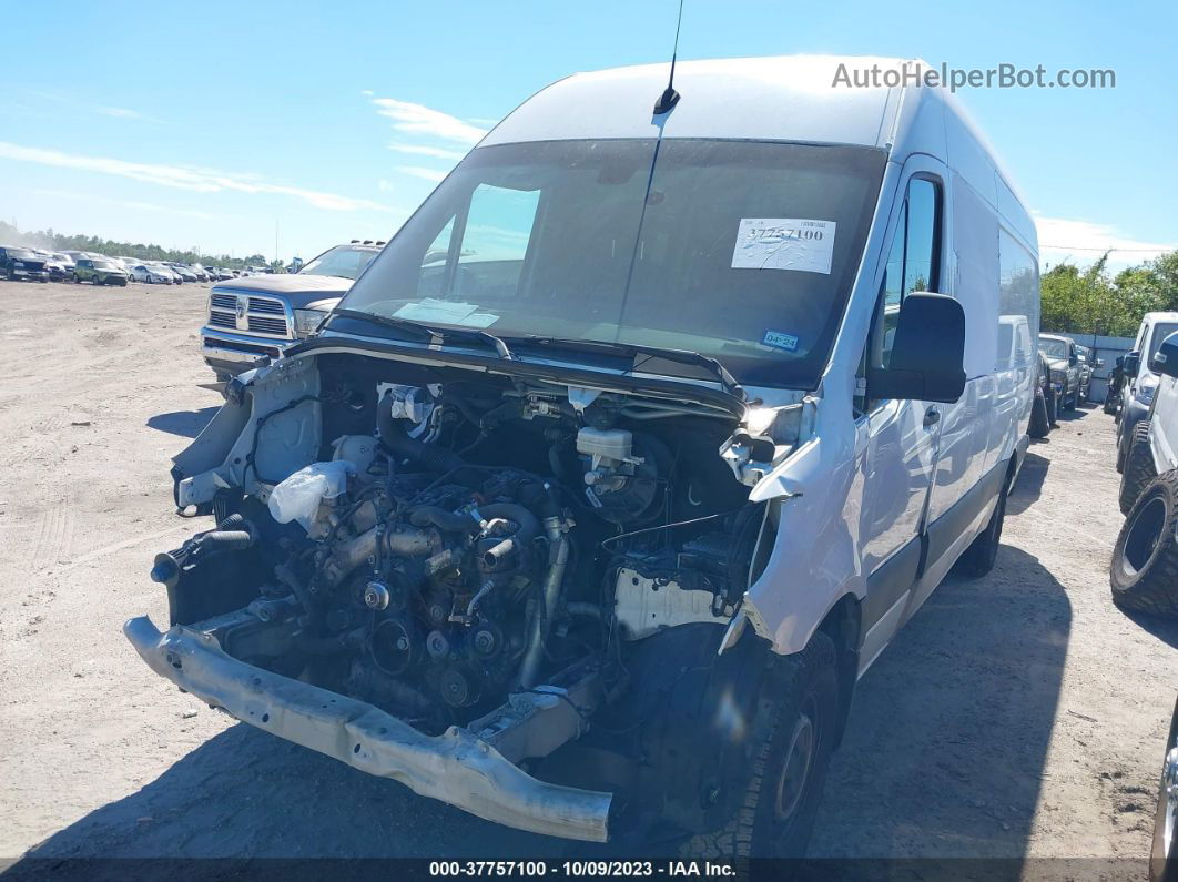 2019 Mercedes-benz Sprinter 2500 High Roof V6 White vin: WD4PF1CD0KT006258