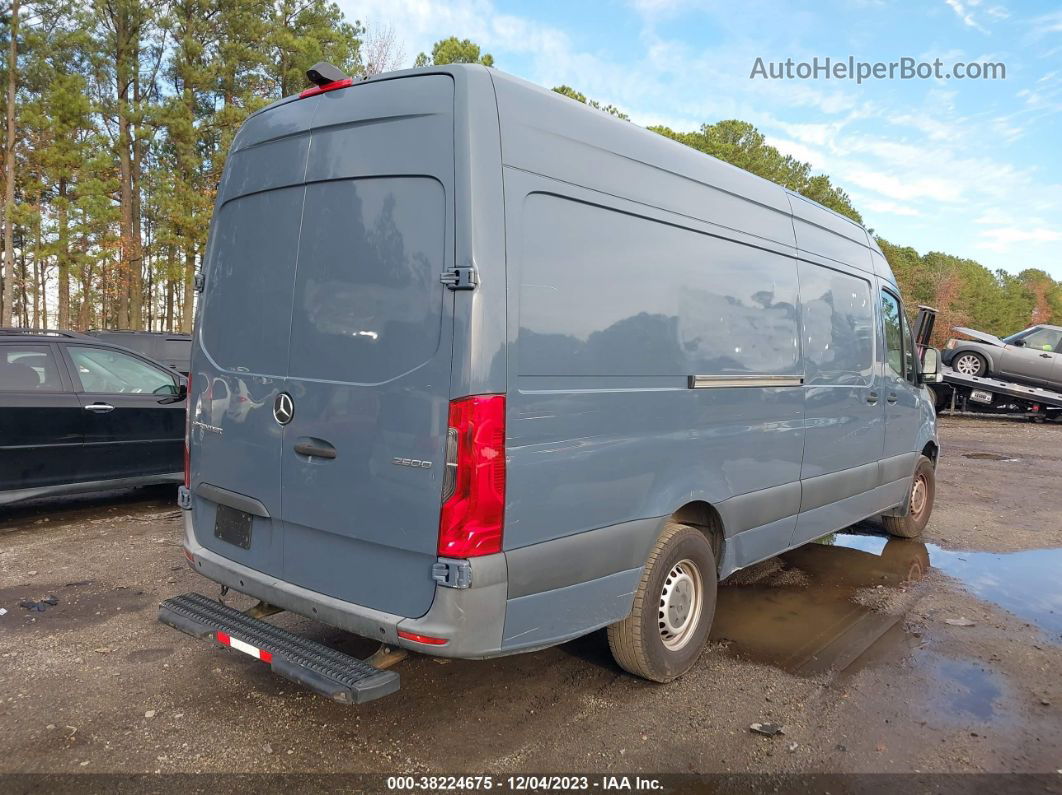 2019 Mercedes-benz Sprinter 2500 High Roof V6 Синий vin: WD4PF1CD0KT007443