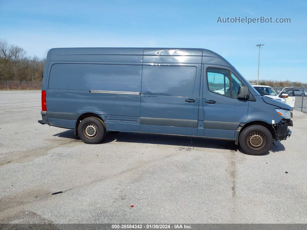 2019 Mercedes-benz Sprinter 2500 High Roof V6 Blue vin: WD4PF1CD1KP122061