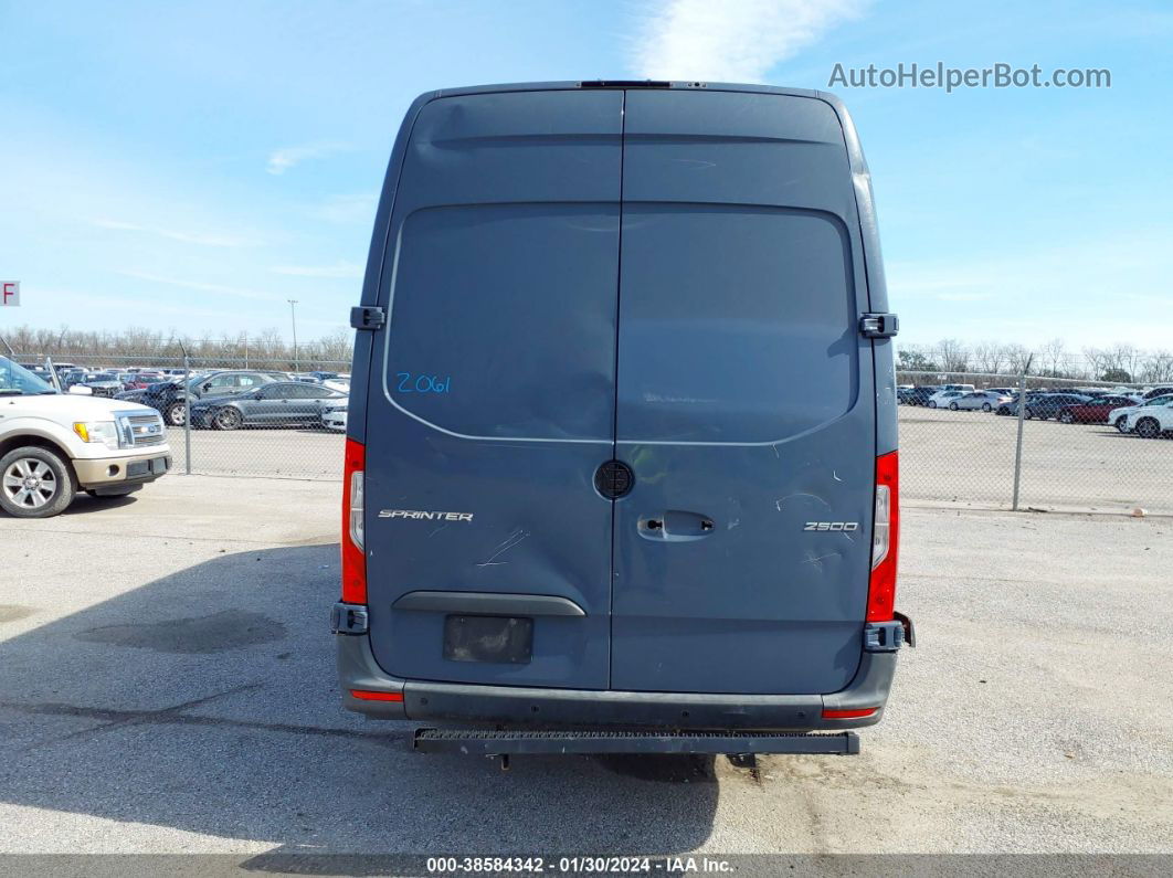 2019 Mercedes-benz Sprinter 2500 High Roof V6 Blue vin: WD4PF1CD1KP122061