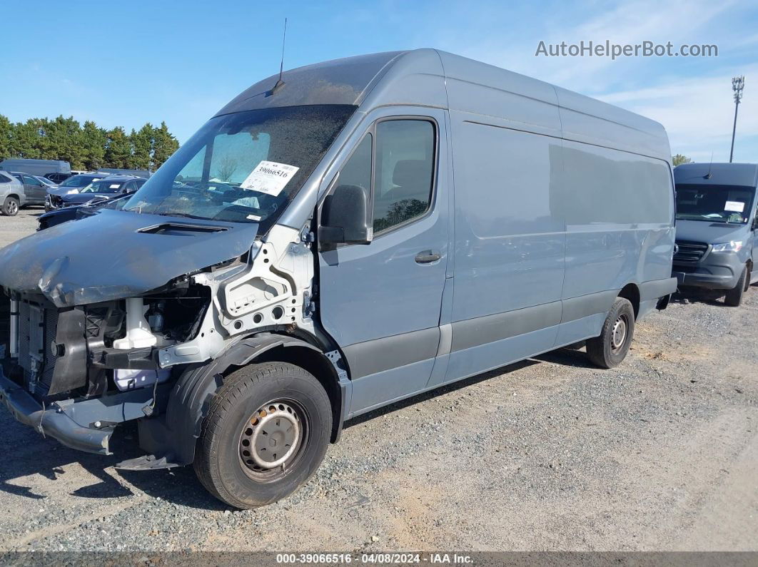 2019 Mercedes-benz Sprinter 2500 High Roof V6 Синий vin: WD4PF1CD1KP129673