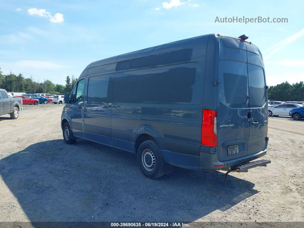 2019 Mercedes-benz Sprinter 2500 High Roof V6 Blue vin: WD4PF1CD2KP129374