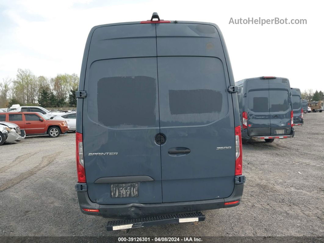 2019 Mercedes-benz Sprinter 2500 High Roof V6 Blue vin: WD4PF1CD2KP133067