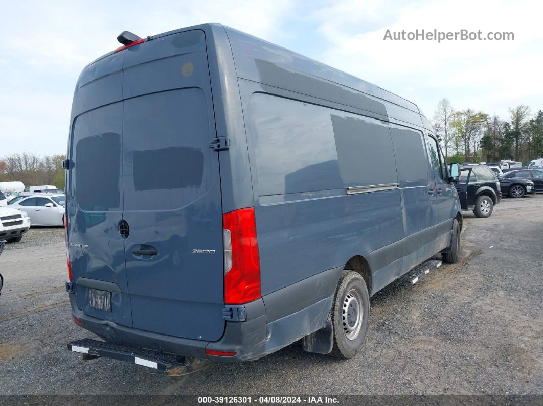 2019 Mercedes-benz Sprinter 2500 High Roof V6 Blue vin: WD4PF1CD2KP133067