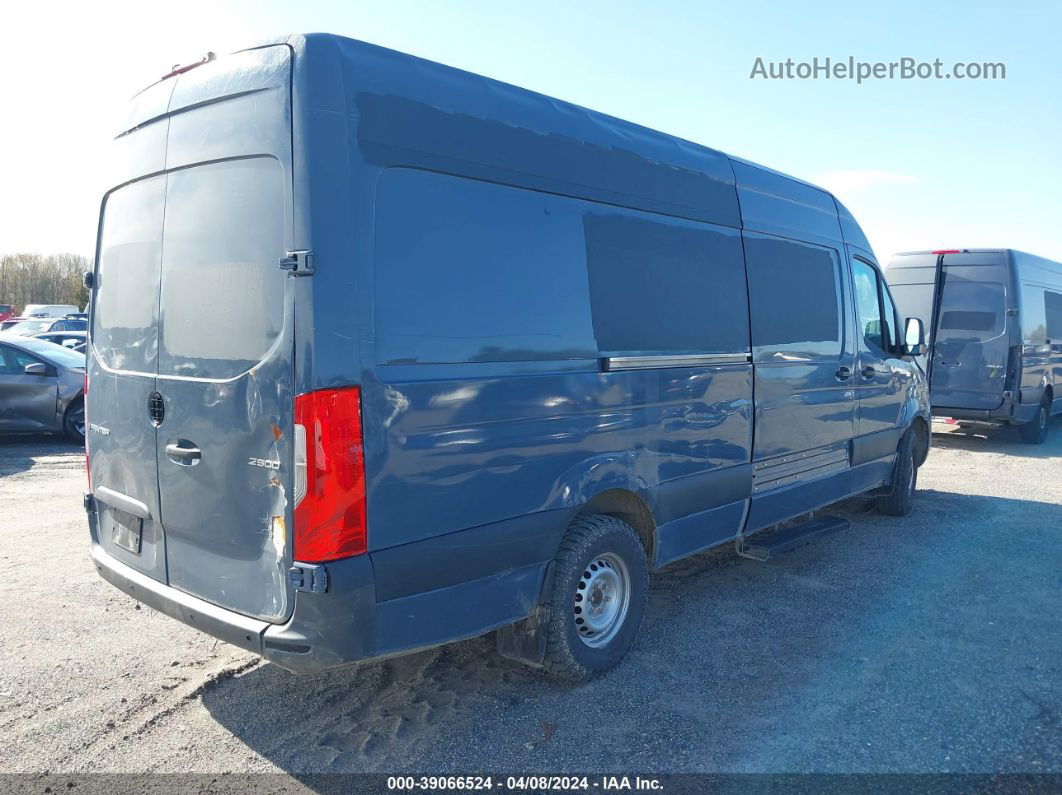 2019 Mercedes-benz Sprinter 2500 High Roof V6 Синий vin: WD4PF1CD2KP141167