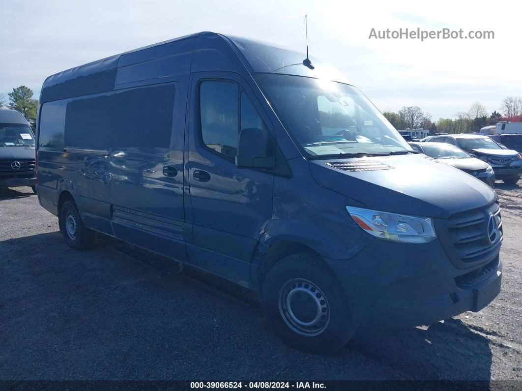 2019 Mercedes-benz Sprinter 2500 High Roof V6 Blue vin: WD4PF1CD2KP141167