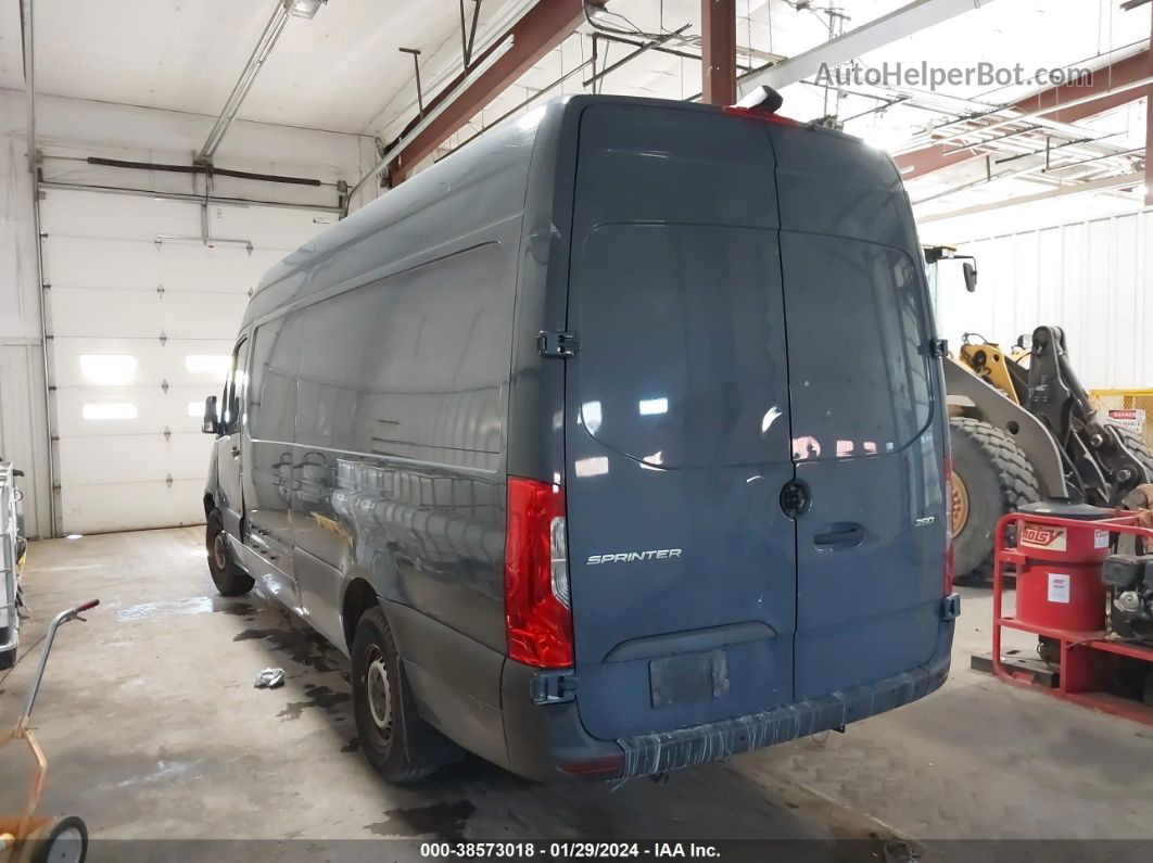 2019 Mercedes-benz Sprinter 2500 High Roof V6 Dark Blue vin: WD4PF1CD3KP152436