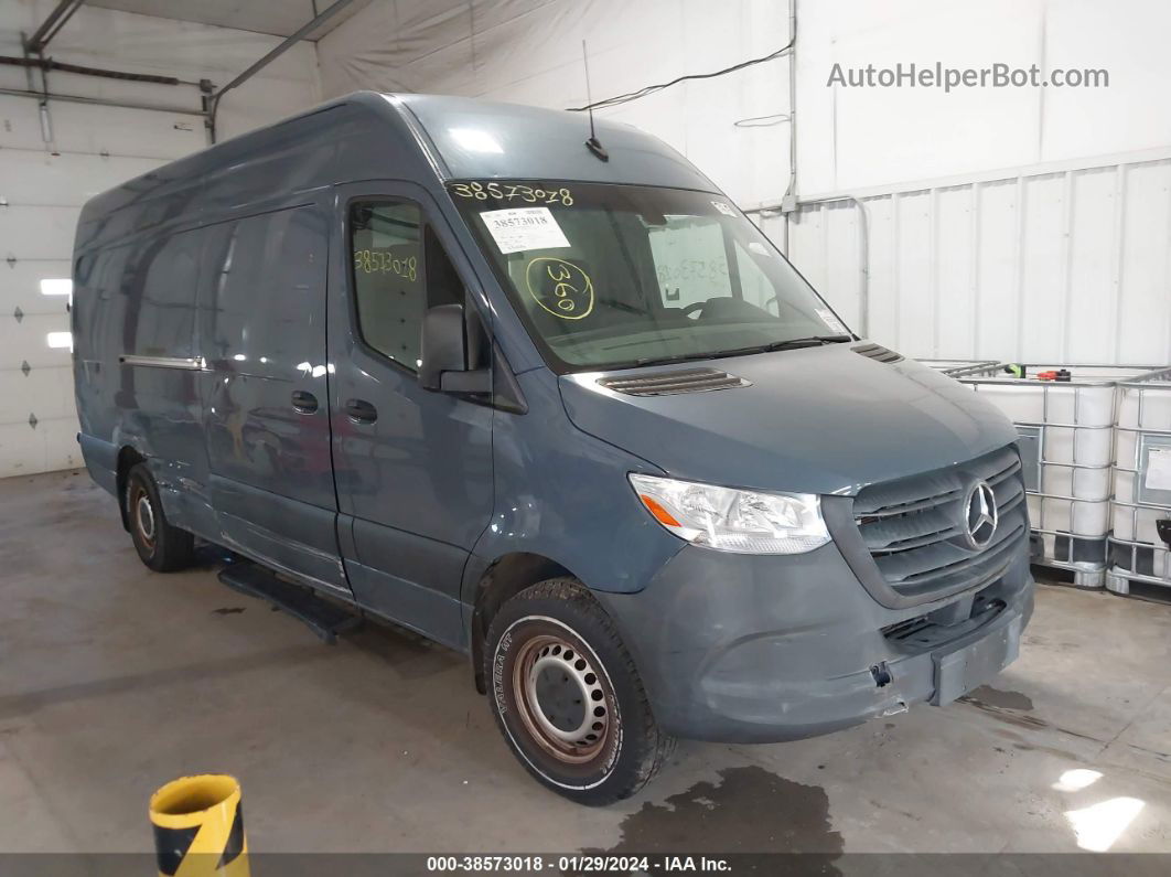 2019 Mercedes-benz Sprinter 2500 High Roof V6 Dark Blue vin: WD4PF1CD3KP152436