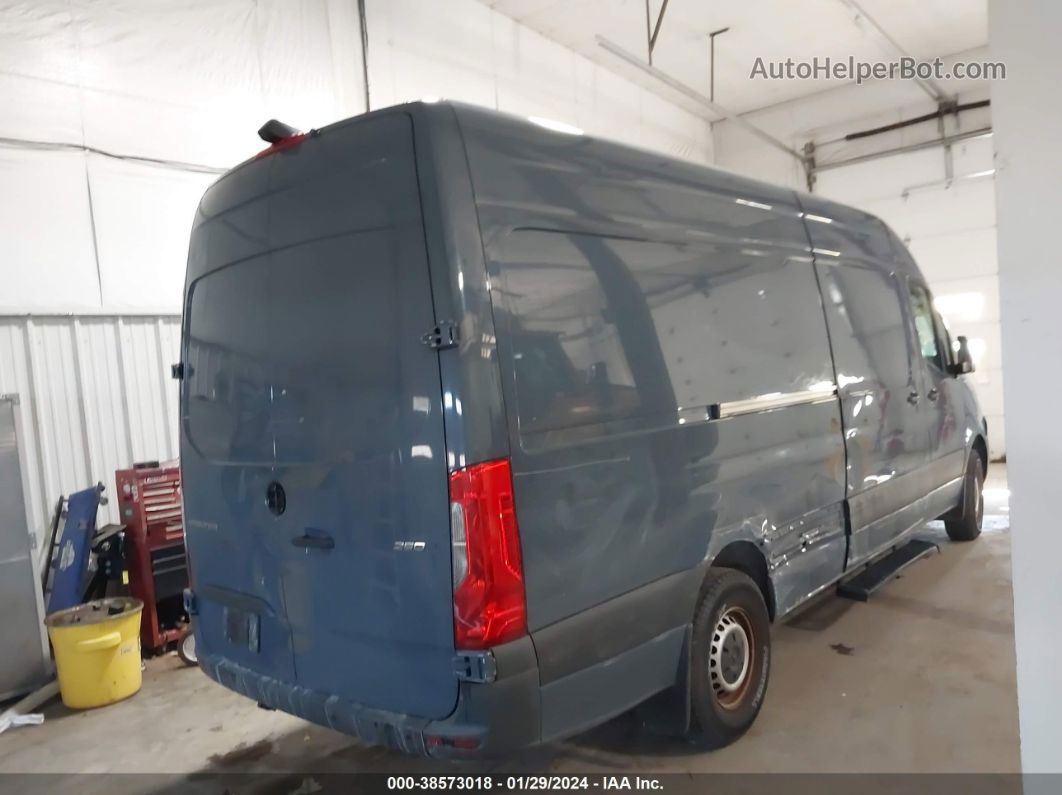 2019 Mercedes-benz Sprinter 2500 High Roof V6 Dark Blue vin: WD4PF1CD3KP152436