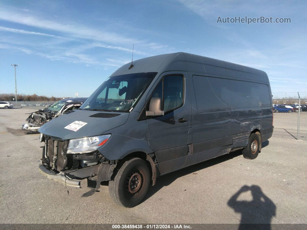 2019 Mercedes-benz Sprinter 2500 High Roof V6 Blue vin: WD4PF1CD3KT007159