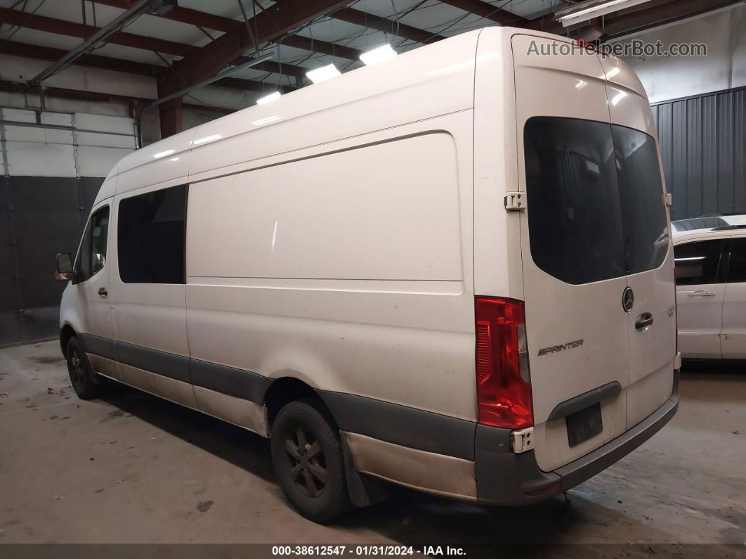 2019 Mercedes-benz Sprinter 2500 High Roof V6 White vin: WD4PF1CD4KP052636