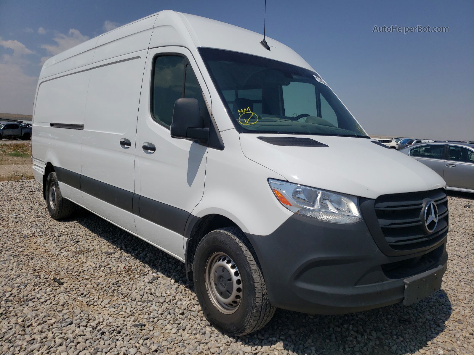 2019 Mercedes-benz Sprinter 2500/3500 Белый vin: WD4PF1CD4KP070280