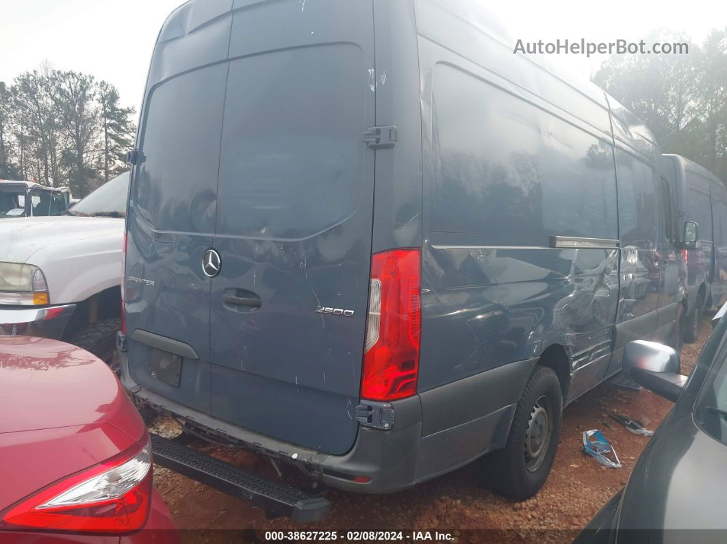 2019 Mercedes-benz Sprinter 2500 High Roof V6 Blue vin: WD4PF1CD5KP118370